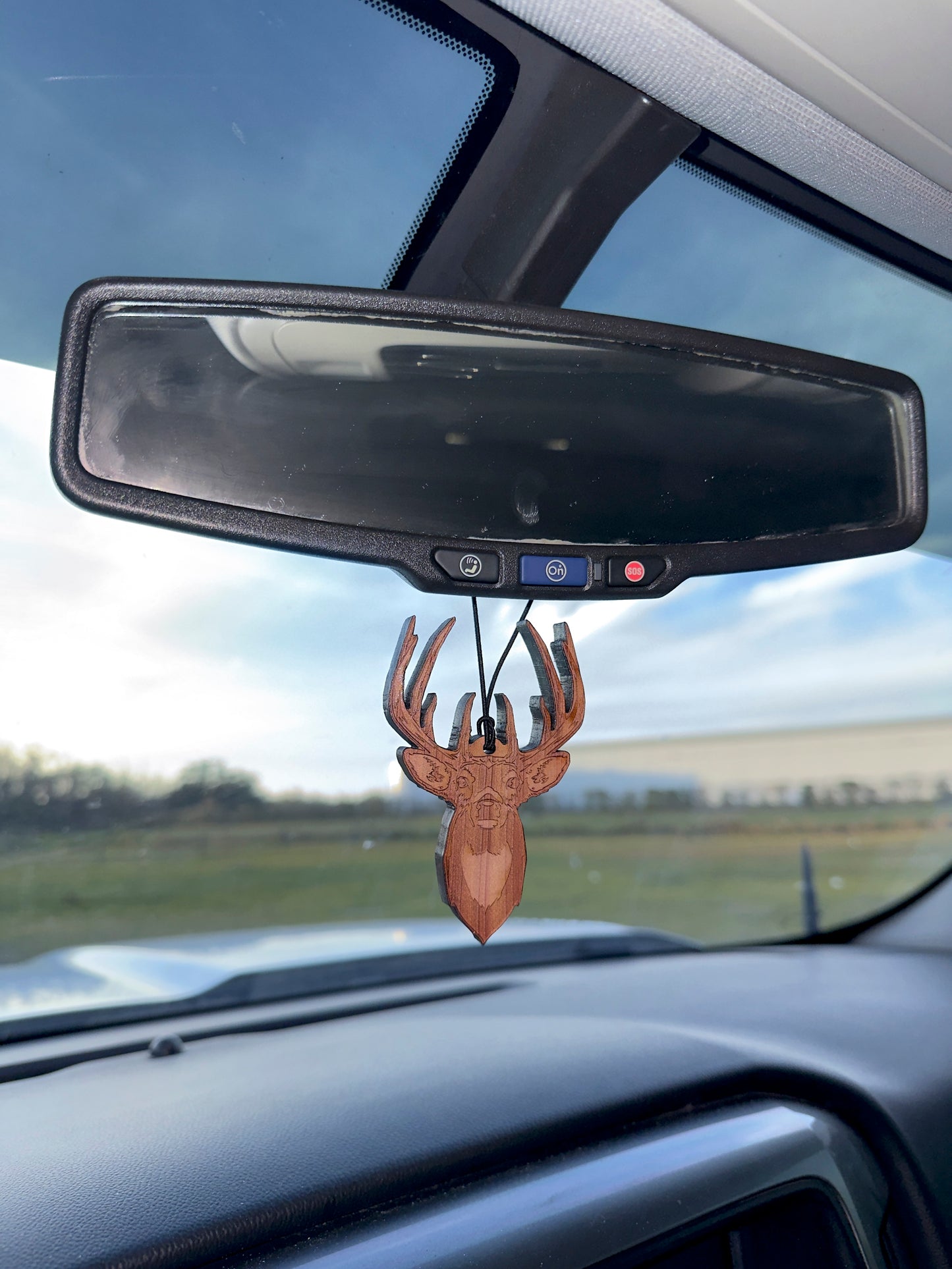 The American Deer Air Freshener - Made from real cedar wood in the USA